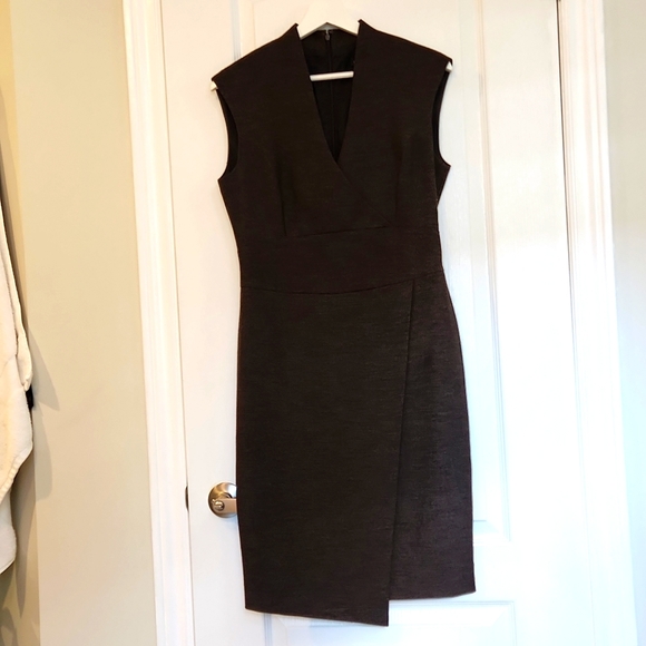 Brown-black Sleeveless Dress - Picture 3 of 5